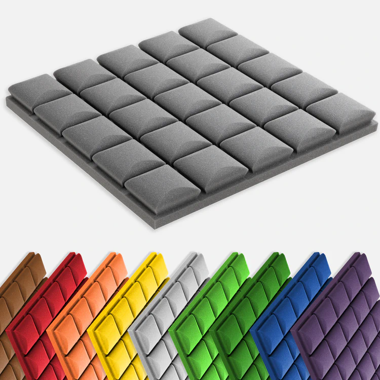 Kostka wypukła profilowana 3d panel akustyczny 50×50×5 cm
