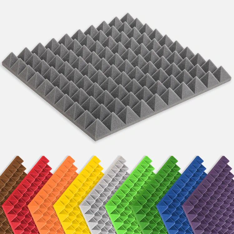 Panele akustyczne PIRAMIDKI 50×50cm na ścianę 5cm