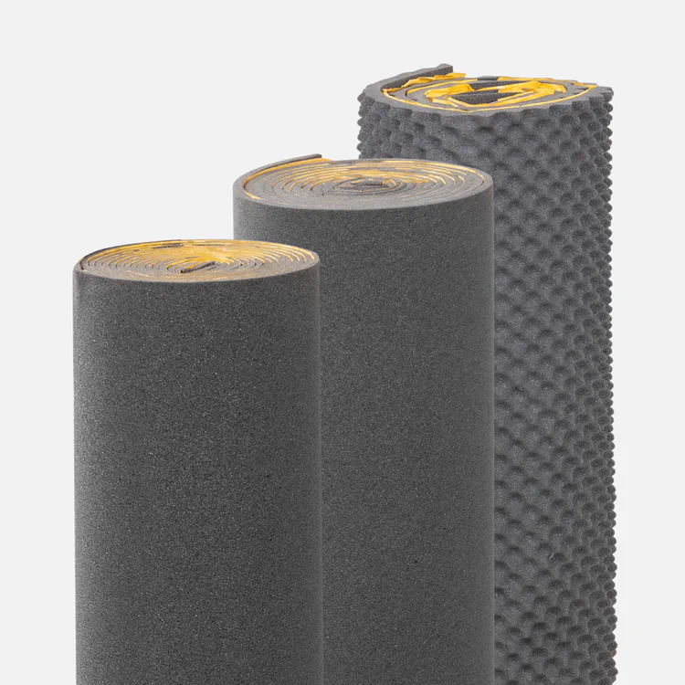Pianka pochłaniająca 25×100 cm memory foam GŁADKA i FALA 5 mm 10 mm 15 mm 20 mm do boczków drzwi