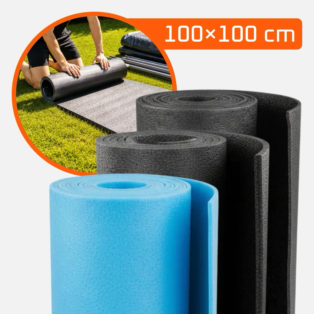 Mata pod basen 1 m² PE podkład ochronny z rolki od 3 do 30 mm