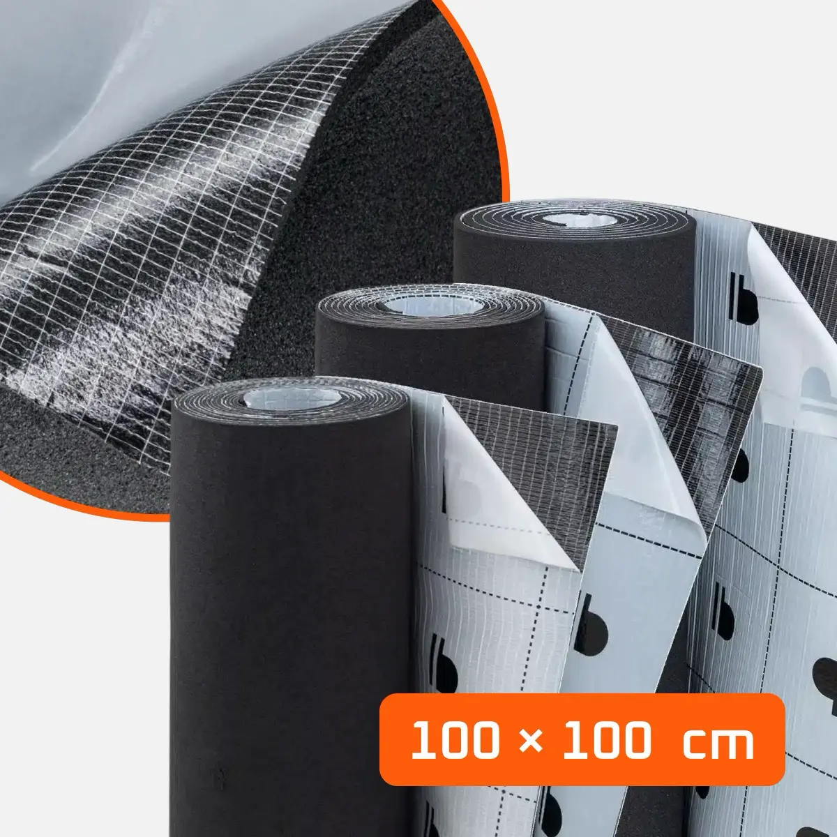 Pianka wygłuszająca C3s C6s C9s premium gumowa 3mm 6mm 9mm 100×100 cm