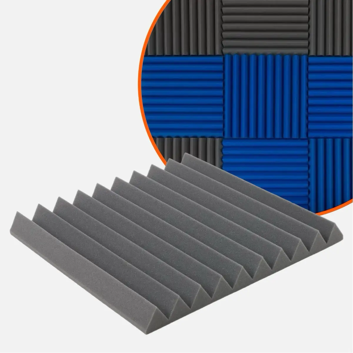 Panele akustyczne KLIN 50×50cm dekoracyjne 5cm