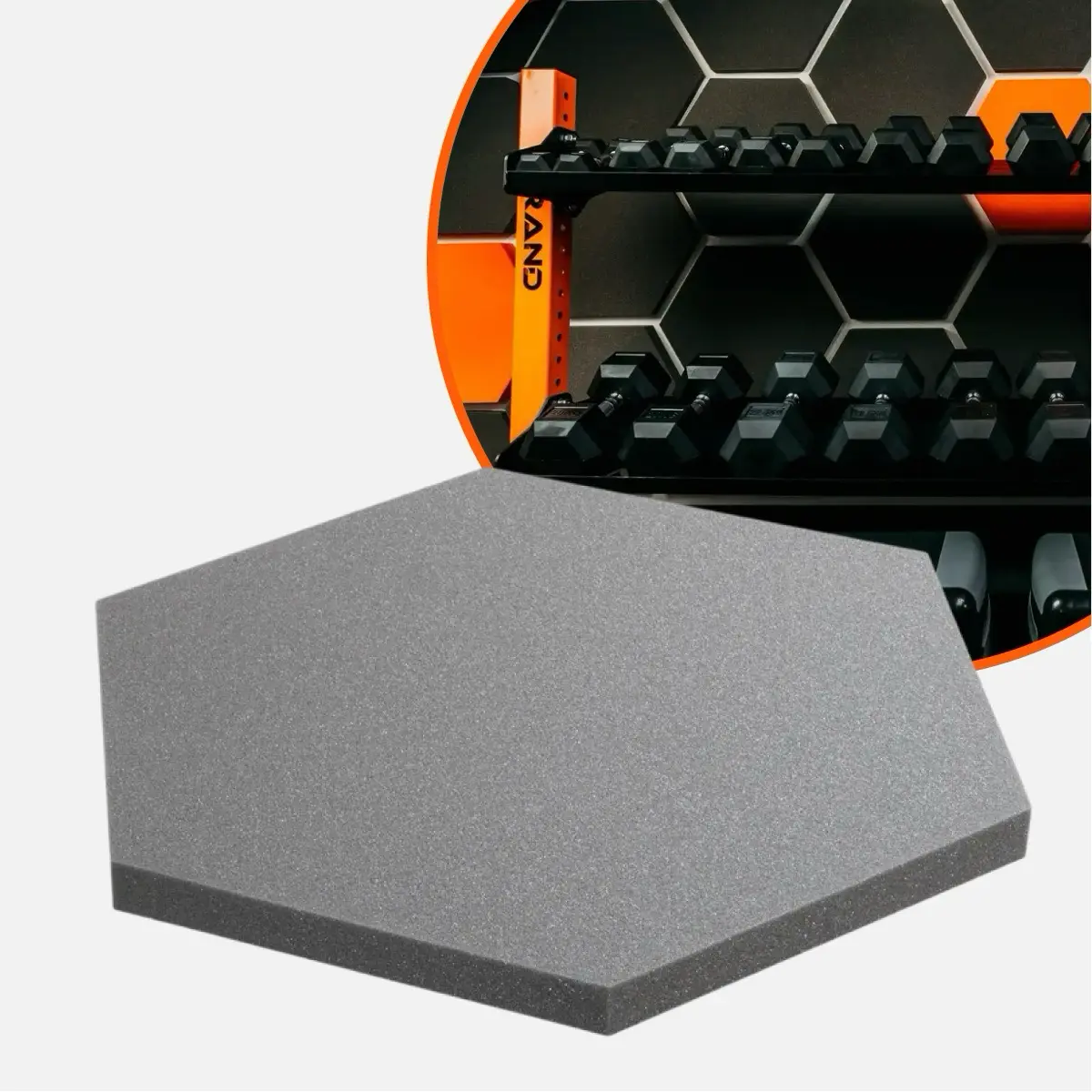 Panele akustyczne HEXAGON 50×50cm maty akustyczne 3cm 5cm