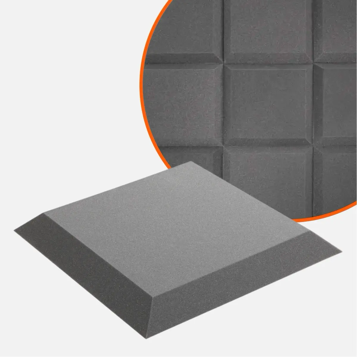 Panele akustyczne Trapez 50×50 dekoracyjne 5 cm grubości